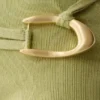 Dimitri Mini Knit Shorts With Belt – Light Olive