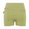 Dimitri Mini Knit Shorts With Belt – Light Olive
