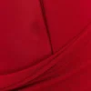 Edwina Knotted Mesh Maxi Dress – Red