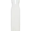 Elan Stretch Crepe Maxi Dress – White