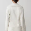 Elara Cropped Collared Jacket – Ivory Elara Cropped Collared Jacket – Ivory