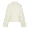 Elara Cropped Collared Jacket – Ivory Elara Cropped Collared Jacket – Ivory