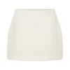 Elara Suiting Mini Skirt – Ivory