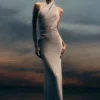 Elma Lurex Knit Halter Maxi Dress – Silver Elma Lurex Knit Halter Maxi Dress – Silver