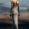 Elma Lurex Knit Halter Maxi Dress – Silver Elma Lurex Knit Halter Maxi Dress – Silver