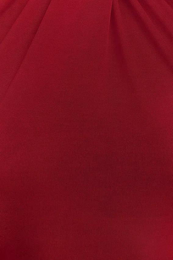 Elyna Slinky Halter Maxi Dress – Deep Red Elyna Slinky Halter Maxi Dress – Deep Red