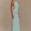 Elyna Slinky Halter Maxi Dress – Lagoon