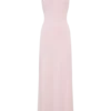 Elyna Slinky Halter Maxi Dress – Pale Pink