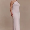 Elyna Slinky Halter Maxi Dress – Pale Pink