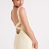 Ensley Satin Maxi Dress – Light Yellow