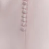 Esther Iridescent Satin Cowl Maxi Dress – Pale Pink