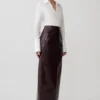 Eugenia Wrap Cotton Shirt – White