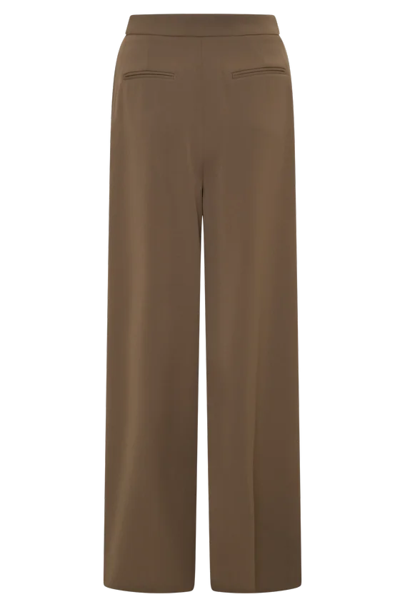 Faith Suiting Wide Leg Pant – Cacao Brown Faith Suiting Wide Leg Pant – Cacao Brown