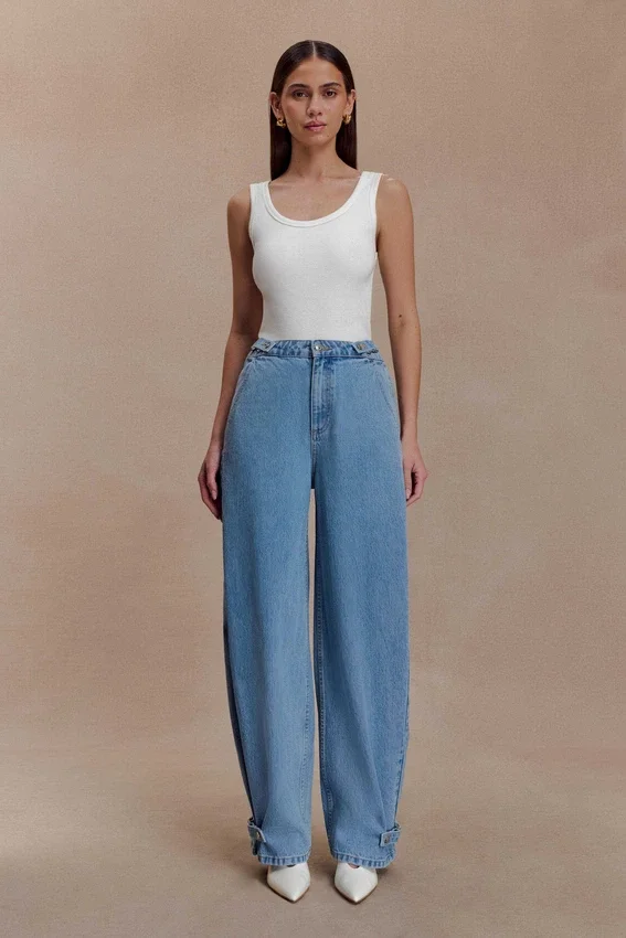 Flossie Multi Way Denim Jeans – Classic Blue Flossie Multi Way Denim Jeans – Classic Blue