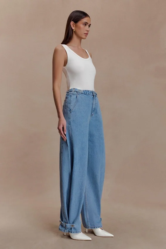 Flossie Multi Way Denim Jeans – Classic Blue Flossie Multi Way Denim Jeans – Classic Blue