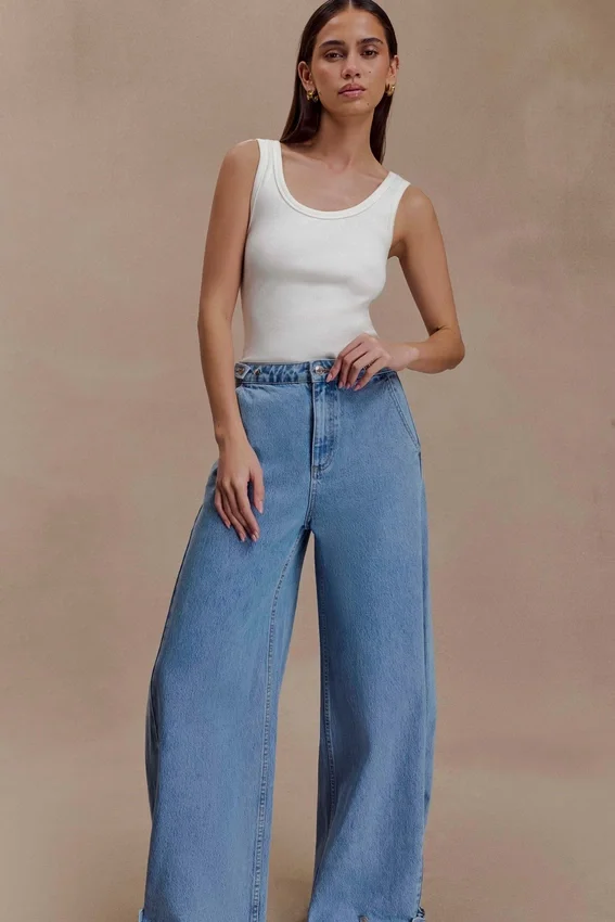 Flossie Multi Way Denim Jeans – Classic Blue Flossie Multi Way Denim Jeans – Classic Blue