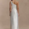 Francine One Shoulder Maxi Dress – Ivory