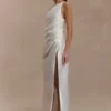 Francine One Shoulder Maxi Dress – Ivory