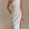 Francine One Shoulder Maxi Dress – Ivory