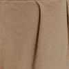 Frannie Gathered Silk Blend Knit Pants – Sand