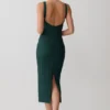 Gia Bandage Knit Midi Dress – Teal