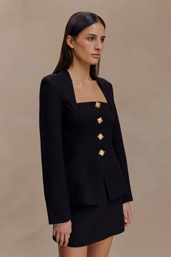 Gina Suiting Mini Skirt – Black Gina Suiting Mini Skirt – Black