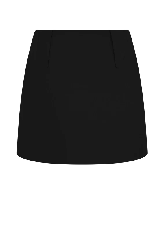 Gina Suiting Mini Skirt – Black Gina Suiting Mini Skirt – Black