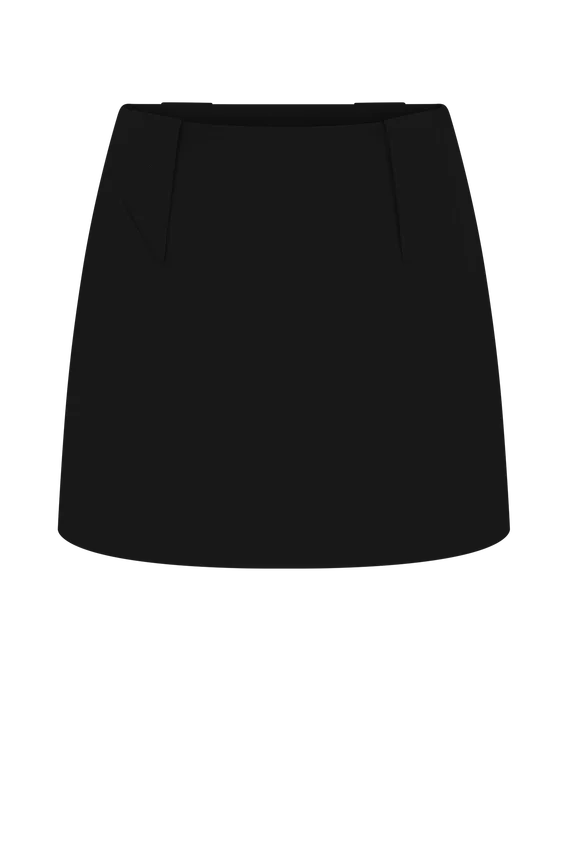 Gina Suiting Mini Skirt – Black Gina Suiting Mini Skirt – Black