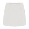 Gina Suiting Mini Skirt – Ivory