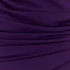 Giulia Chiffon Draped Maxi Dress – Purple