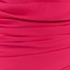 Giulia Chiffon Draped Mini Dress – Raspberry Giulia Chiffon Draped Mini Dress – Raspberry