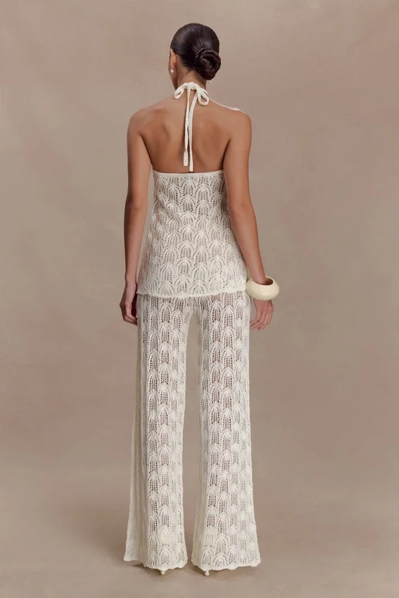Glinda Crochet Pants – Ivory Glinda Crochet Pants – Ivory