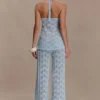 Glinda Crochet Pants – Light Blue
