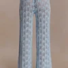 Glinda Crochet Pants – Light Blue