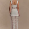 Guinevere Lace And Mesh Top – Ivory Guinevere Lace And Mesh Top – Ivory
