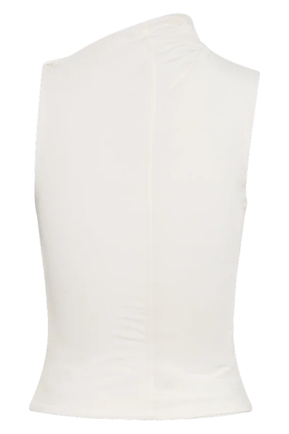 Hadleigh Sleeveless Slinky Top – Ivory Hadleigh Sleeveless Slinky Top – Ivory