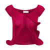 Haisley Off Shoulder Knit Top – Raspberry