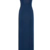 Hanh One Shoulder Mesh Maxi Dress – Ink Blue Hanh One Shoulder Mesh Maxi Dress – Ink Blue