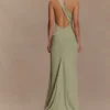 Harper One Shoulder Gown – Sage