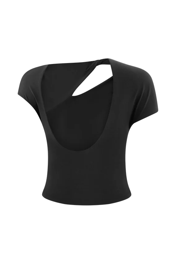 Haven Slinky Twist Top – Black Haven Slinky Twist Top – Black