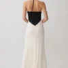 Hien Sequin Halter Maxi Dress – Black/Ivory Hien Sequin Halter Maxi Dress – Black/Ivory