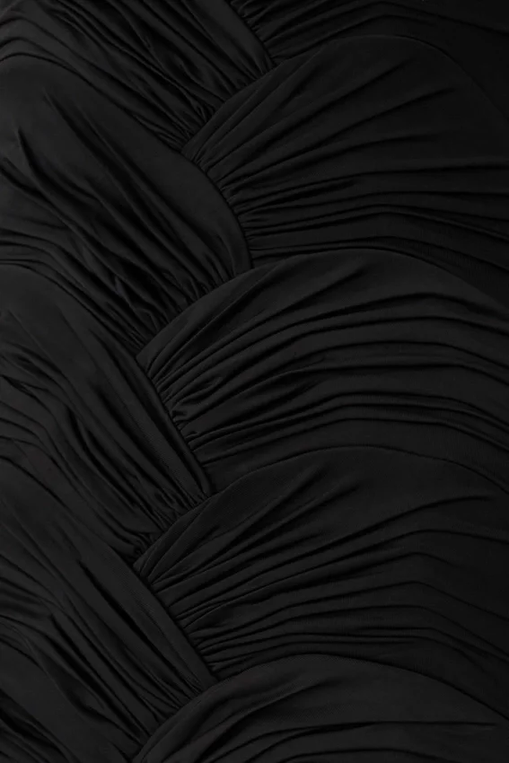 Hoai Gathered Slinky Halter Maxi Dress – Black Hoai Gathered Slinky Halter Maxi Dress – Black