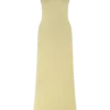 Imogen Off Shoulder Slinky Maxi Dress – Lemon Imogen Off Shoulder Slinky Maxi Dress – Lemon