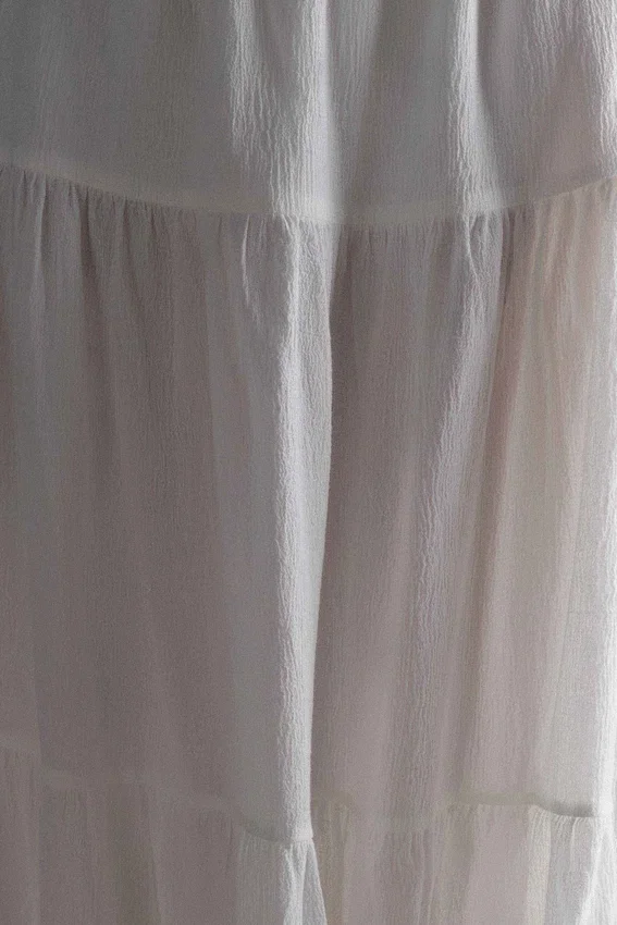 Jacinda Cotton Maxi Skirt – White Jacinda Cotton Maxi Skirt – White