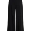 Jacqueline Pleated Wide Leg Pants – Black