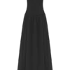 Janis Cotton Frill Maxi Dress – Black Janis Cotton Frill Maxi Dress – Black