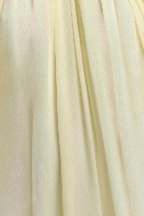 Janni Chiffon Maxi Dress With Hardware – Lemon Lime Janni Chiffon Maxi Dress With Hardware – Lemon Lime