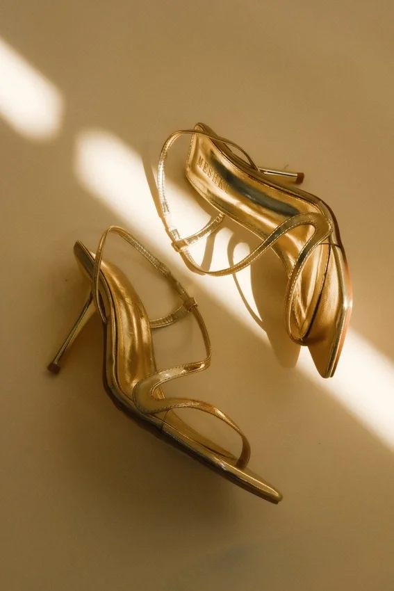 Jaska Metallic High Heel – Gold Jaska Metallic High Heel – Gold