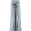 Jasmine Strapless Satin Maxi Dress – Frosted Blue Jasmine Strapless Satin Maxi Dress – Frosted Blue