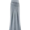 Jasmine Strapless Satin Maxi Dress – Frosted Blue Jasmine Strapless Satin Maxi Dress – Frosted Blue